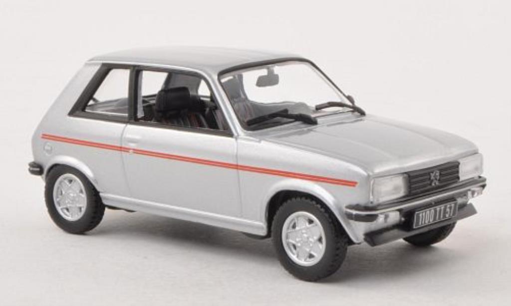 Peugeot 104 1/43 Norev ZS grigio 1979 modellino in miniatura
