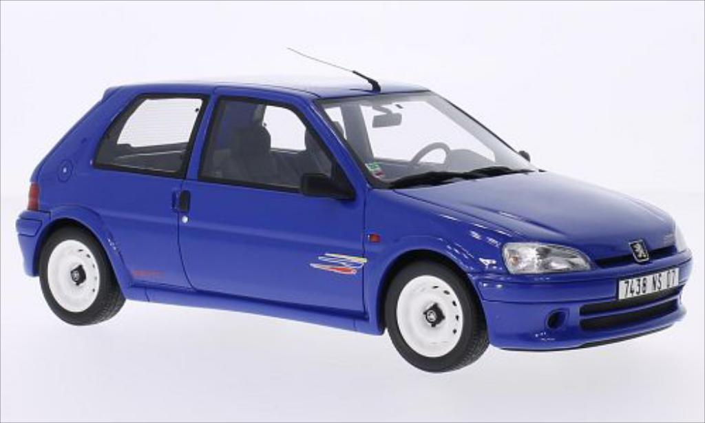 Peugeot 106 Rallye 1/18 Ottomobile Rallye Phase 2 blu modellino in miniatura