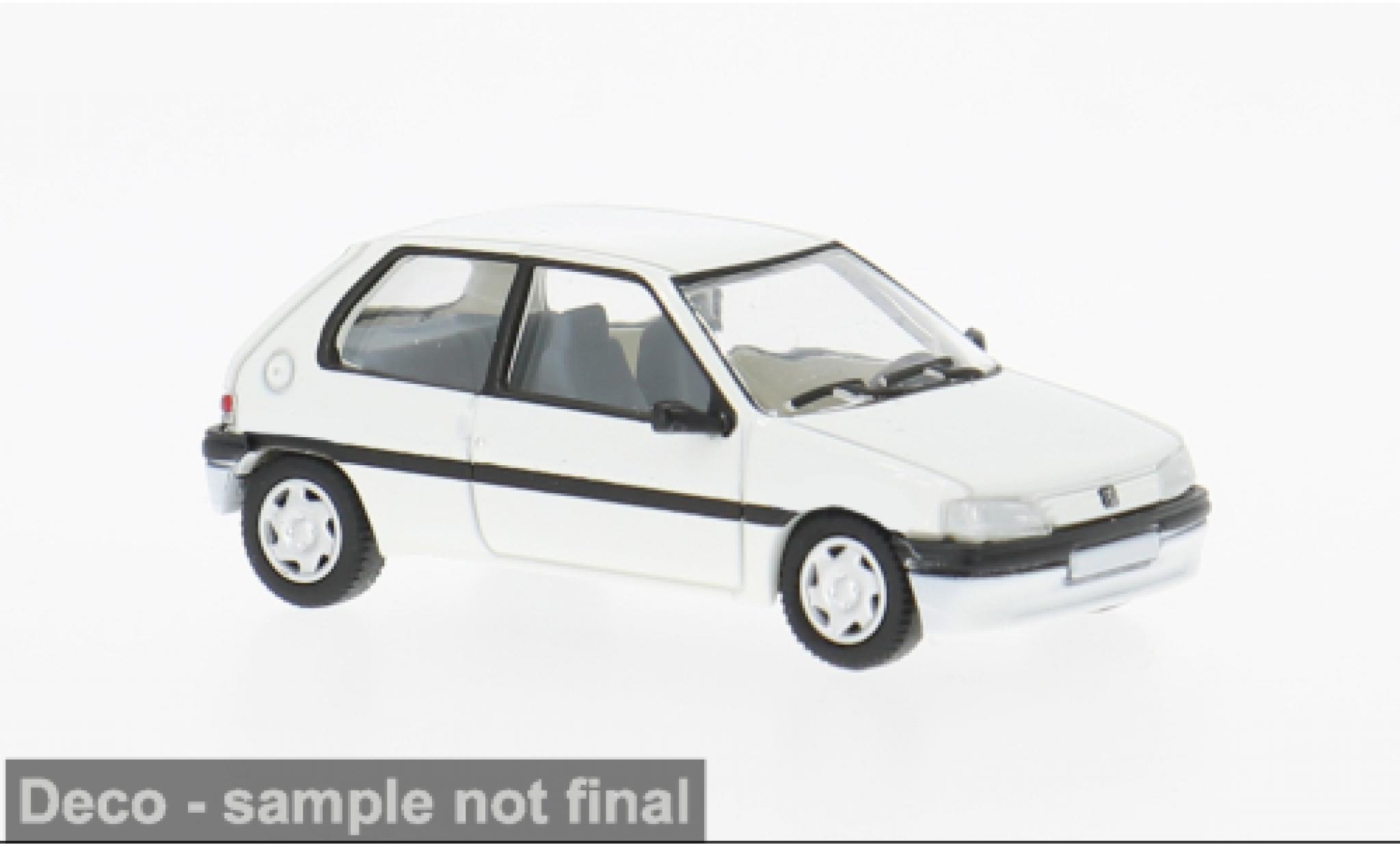 Peugeot 106 1/87 PCX87 weiss 1991 1:87 modellino in miniatura
