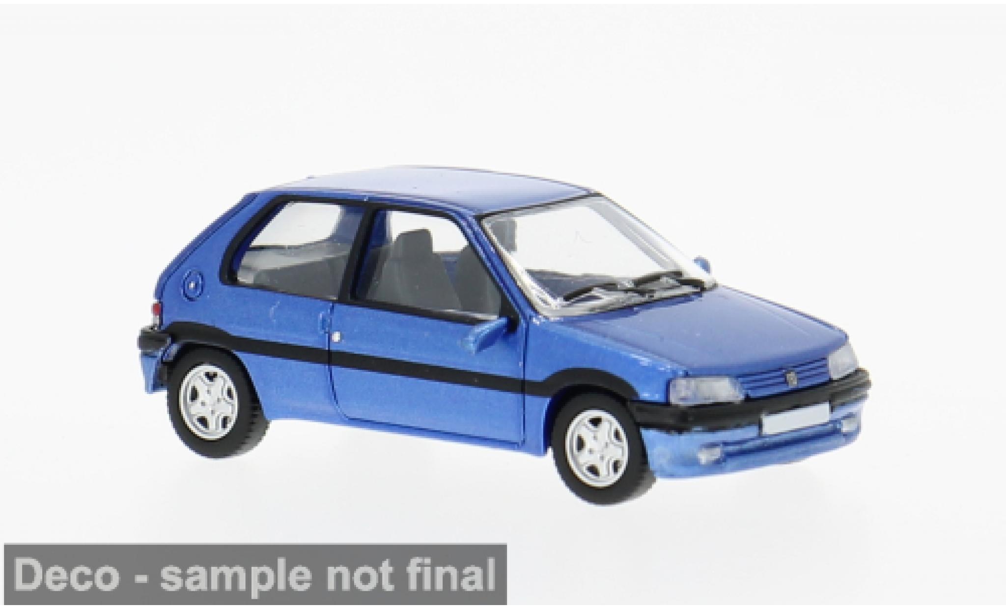 Peugeot 106 1/87 PCX87 XSI blau 1991 1:87 modellino in miniatura