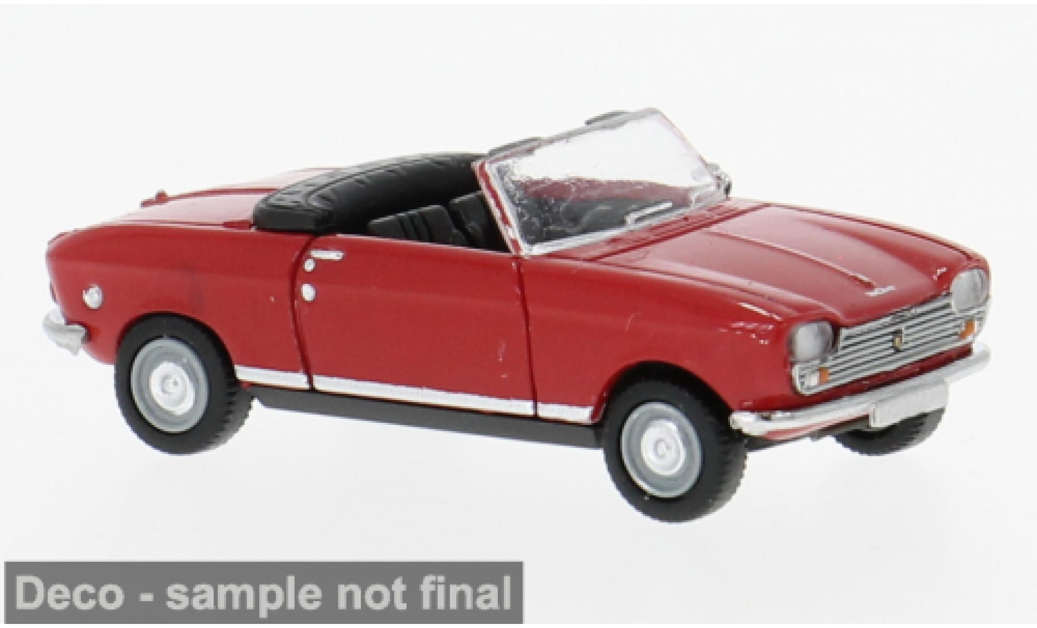 Peugeot 204 1/87 Brekina Cabriolet rot 1967 1:87 modellino in miniatura