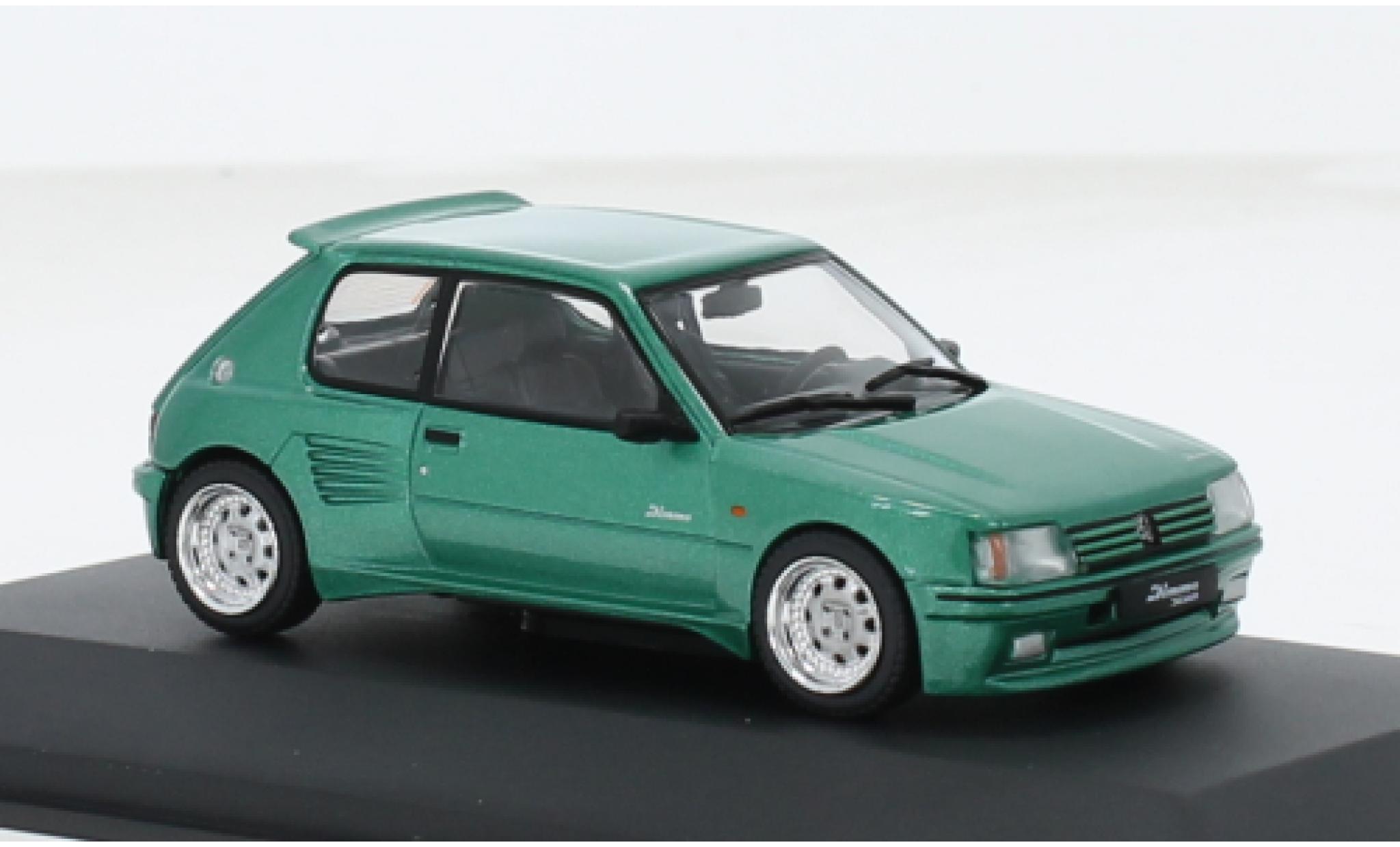 Peugeot 205 1/43 Solido Dimma grün 1:43 modellino in miniatura