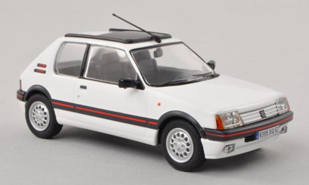 Peugeot 205 GTI 1/43 Vanguards GTI 1.6 bianco LHD modellino in miniatura