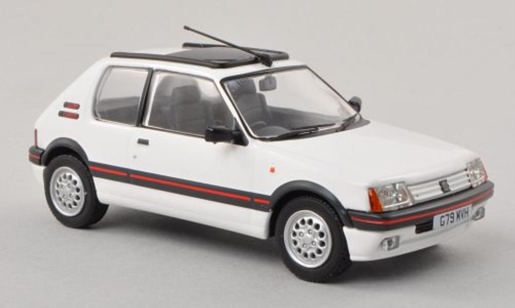 Peugeot 205 GTI 1/43 Vanguards GTI 1.6 bianco RHD modellino in miniatura