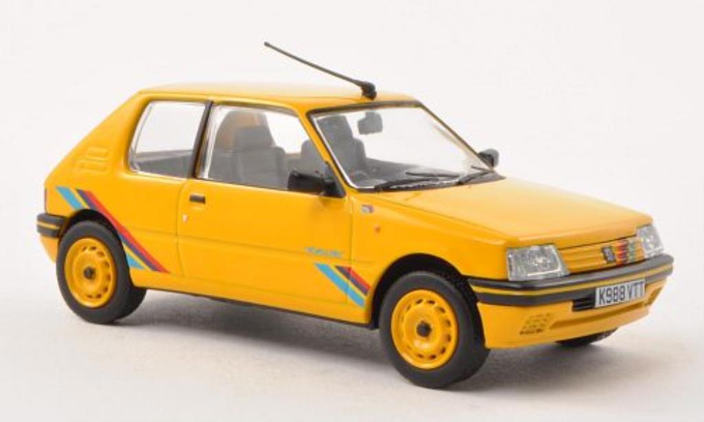 Peugeot 205 Rallye 1/43 Vanguards Rallye giallo RHD modellino in miniatura