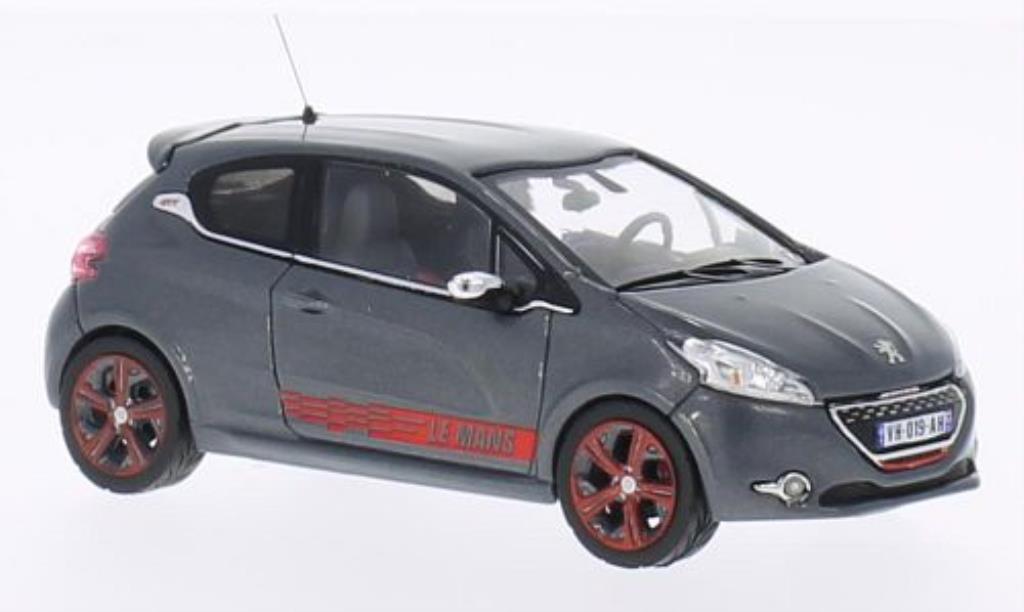 Peugeot 208 GTI 1/43 IXO GTI Le Mans Edition grigio 2013 modellino in miniatura