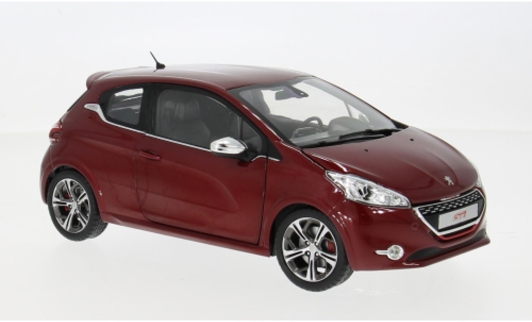Peugeot 208 1/18 Norev GTi rosso 2013 1:18 modellini auto
