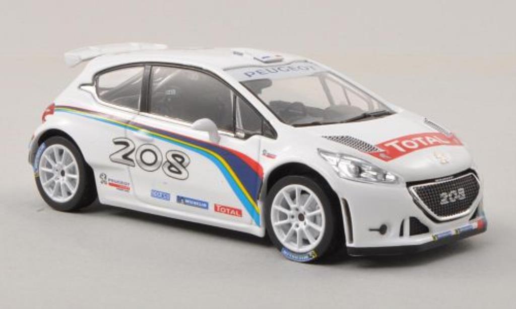 Peugeot 208 T16 1/43 Norev T16 Prasentationsfahrzeug 2013 modellino in miniatura