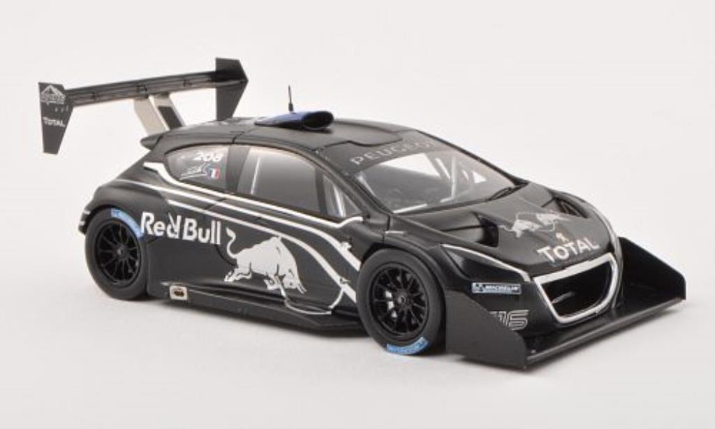 Peugeot 208 1/43 Spark Testfahrzeug Pikes Peak 2013 modellino in miniatura
