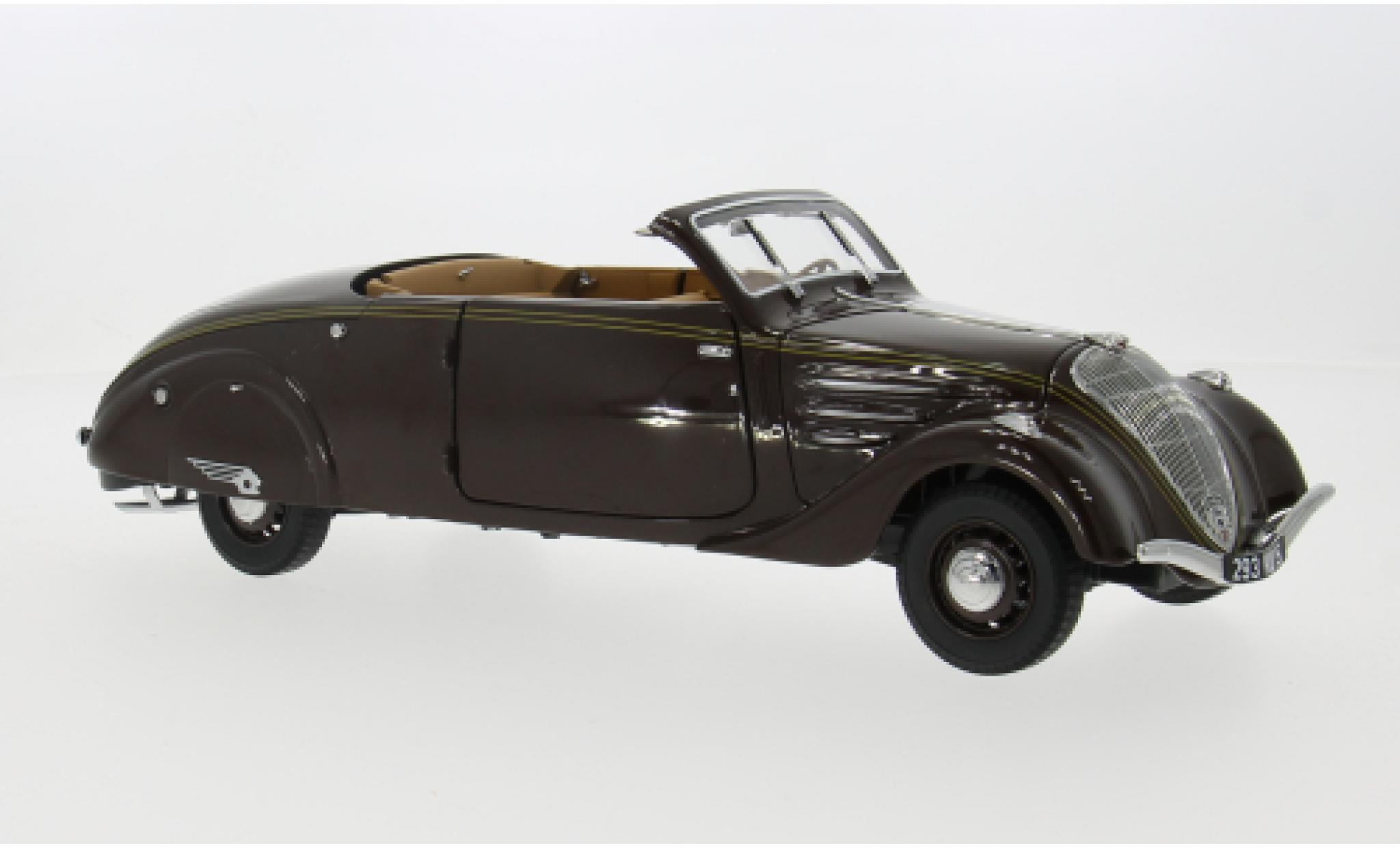 Peugeot 402 1/18 Norev Eclipse bra 1:18 modellino in miniatura