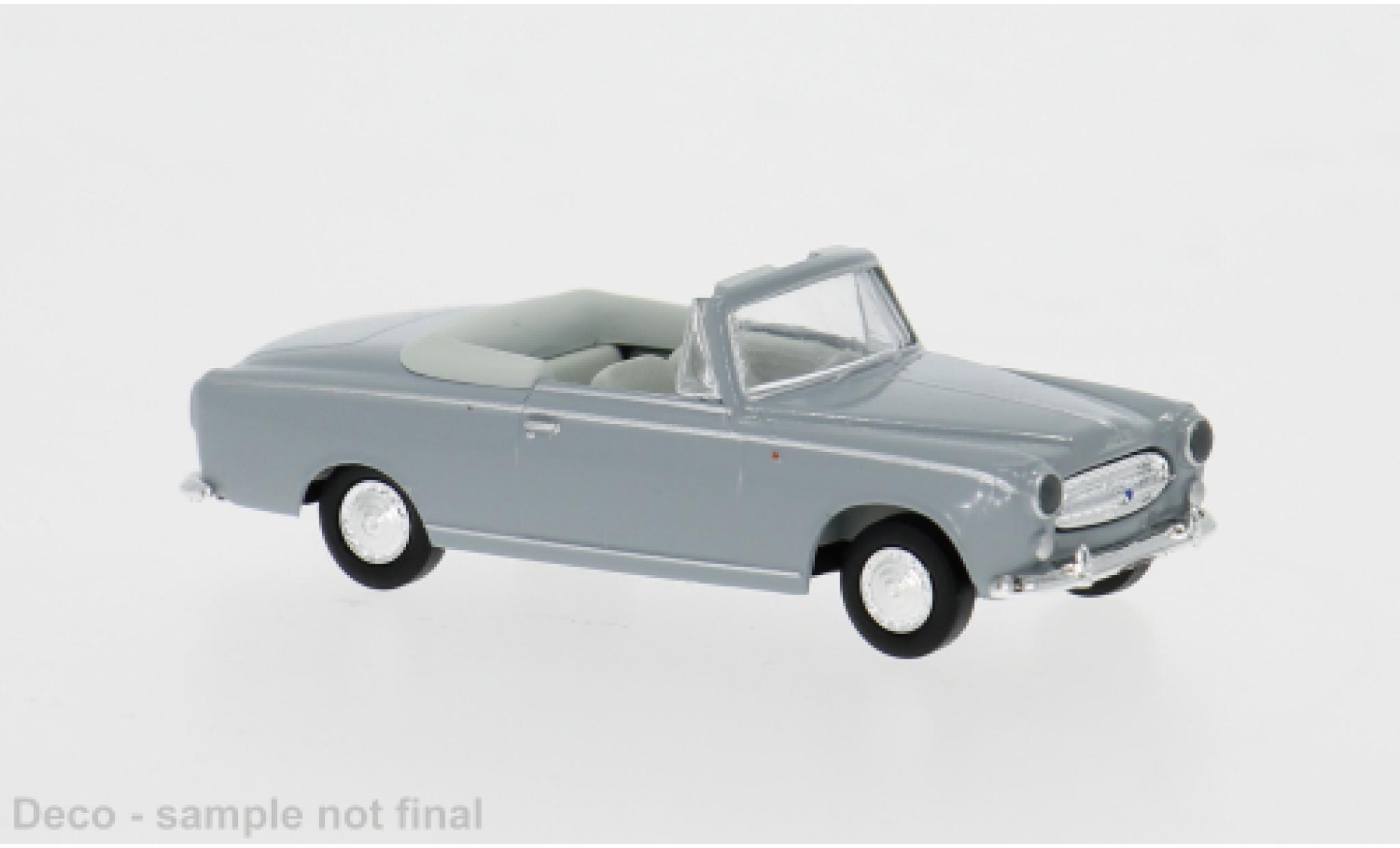 Peugeot 403 1/87 Brekina Cabriolet grau 1956 1:87 Drummer modellino in miniatura