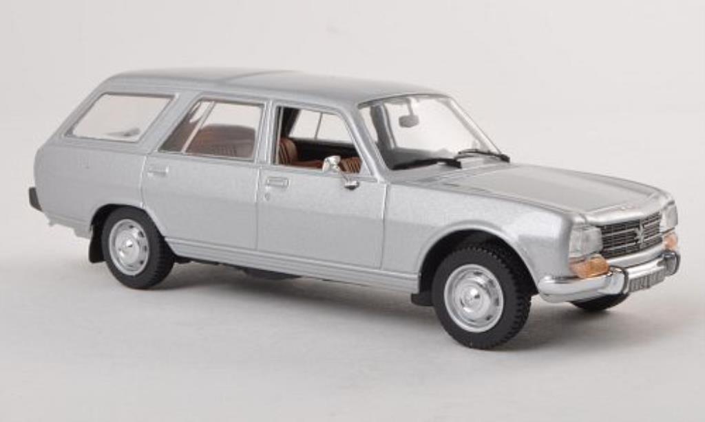 Peugeot 504 Break 1/43 Norev Break grigio 1979 modellino in miniatura