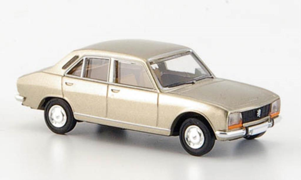 Peugeot 504 Berline 1/87 Brekina Berline marroneee Limousine modellino in miniatura