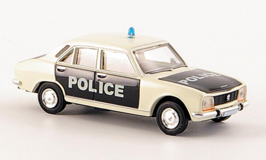 Peugeot 504 Berline 1/87 Brekina Berline Police Polizei-Limousine modellino in miniatura