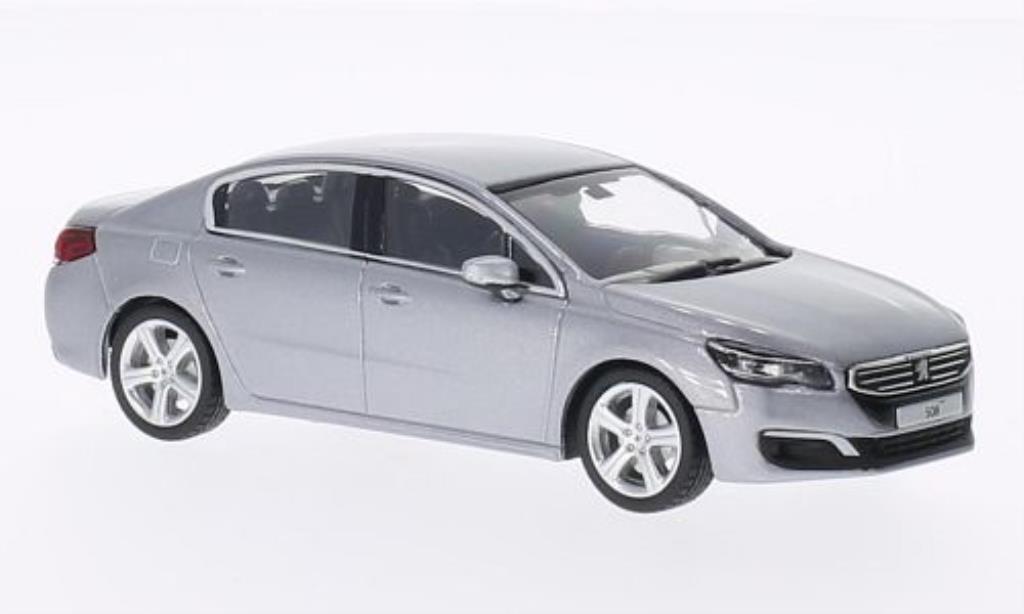 Peugeot 508 Berline 1/43 Norev Berline grigio 2014 modellino in miniatura