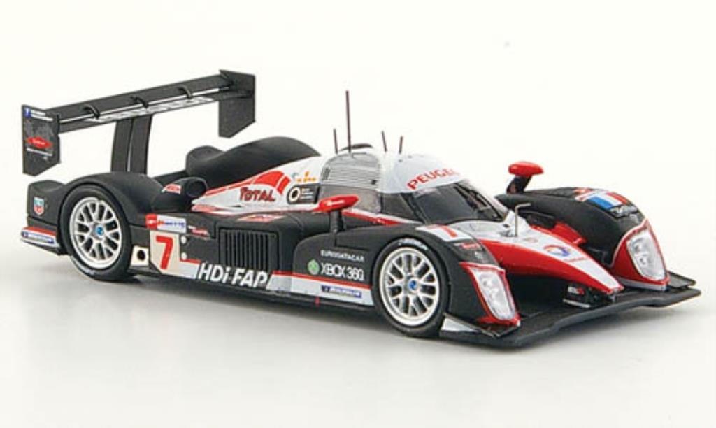 Peugeot 908 2008 1/87 Spark 2008 HDi FAP Total No.7 24h Le Mans 2008 / M.Gene modellino in miniatura