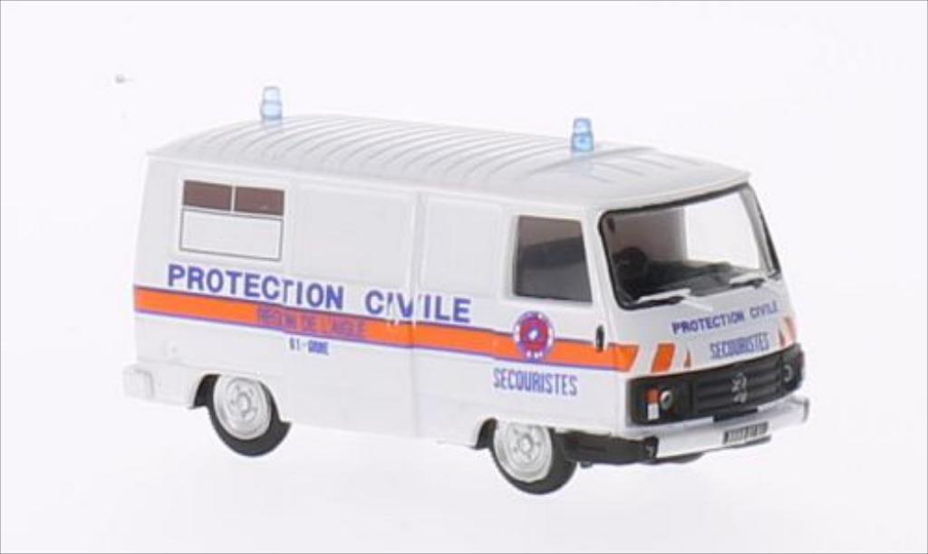 Peugeot J9 1/87 Norev Prossoection Civile 1987 modellino in miniatura