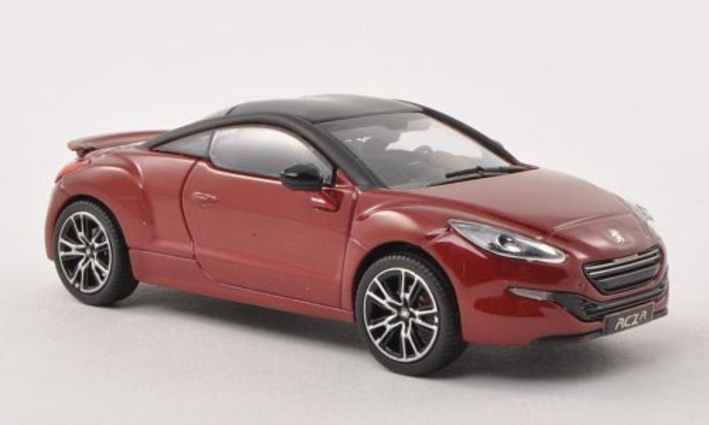 Peugeot RCZ 1/43 Norev R rosso/matt-nero 2013 modellino in miniatura