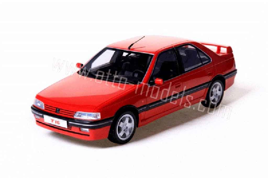 Peugeot 405 Turbo 16 1/18 Ottomobile Turbo 16 1994 rosso modellino in miniatura