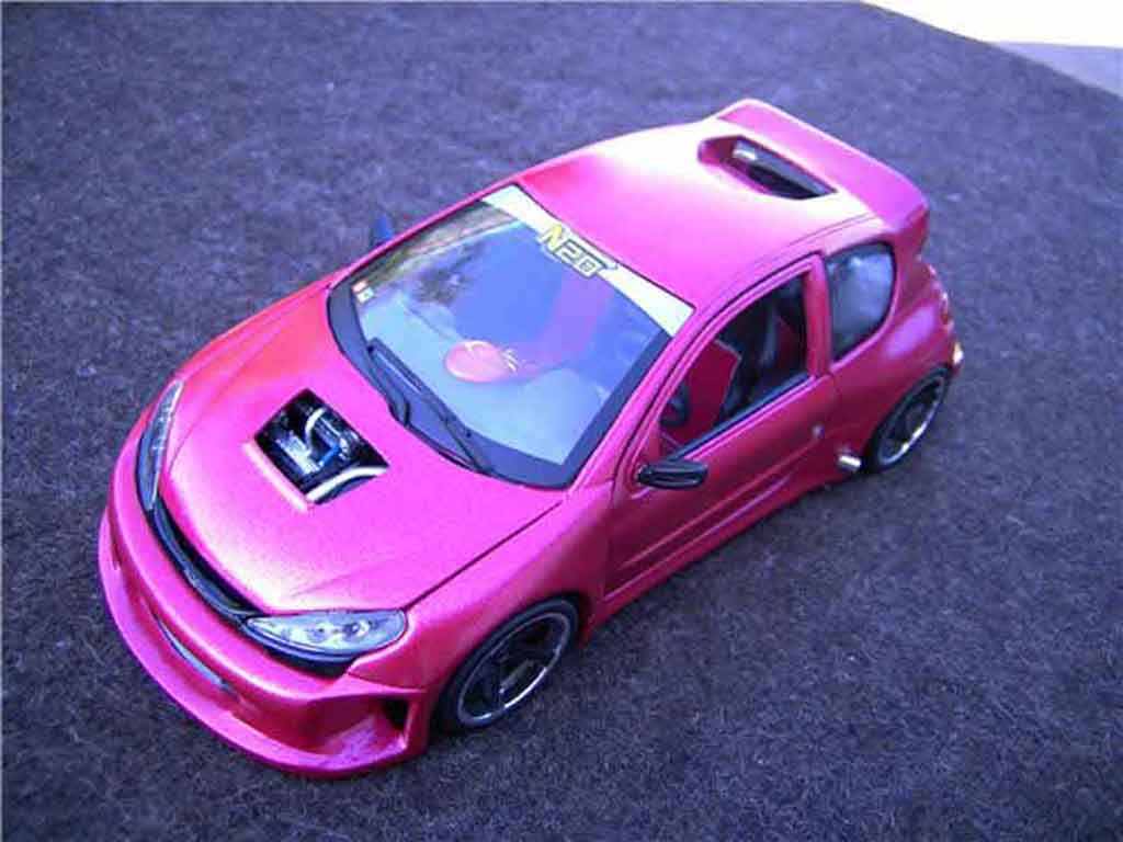 Peugeot 206 WRC 1/18 Solido WRC kit large tuning tuning modellino in miniatura