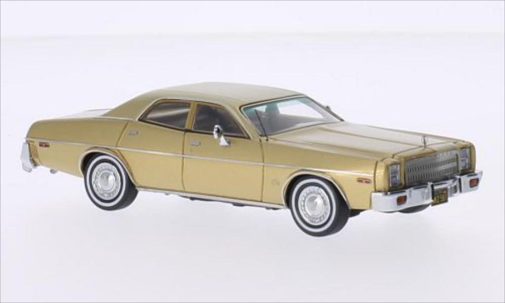 Plymouth Fury 1/43 Neo 4-Door Sedan gold 1977 modellino in miniatura