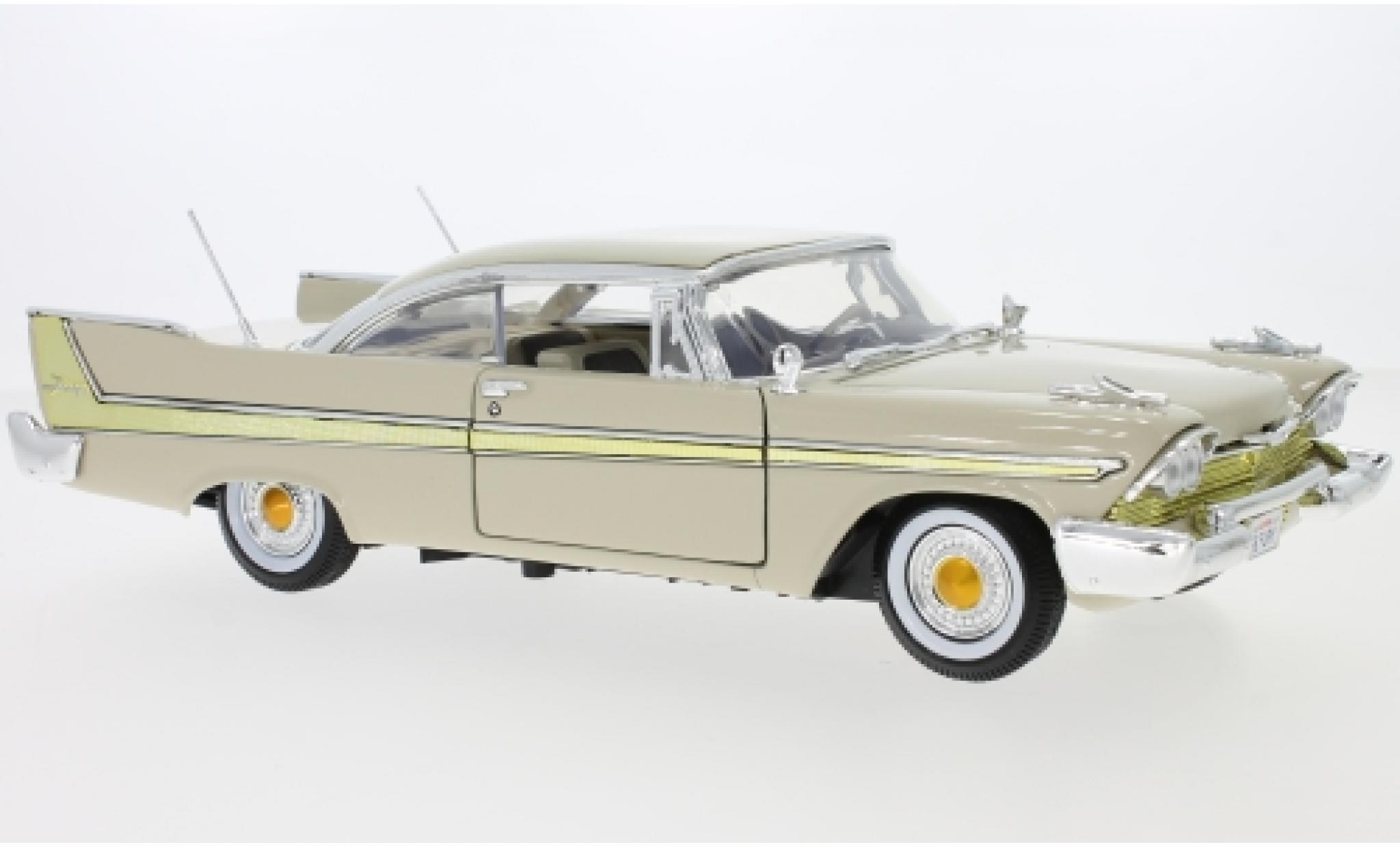 Plymouth Fury 1/18 Motormax beige 1:18 modellino in miniatura