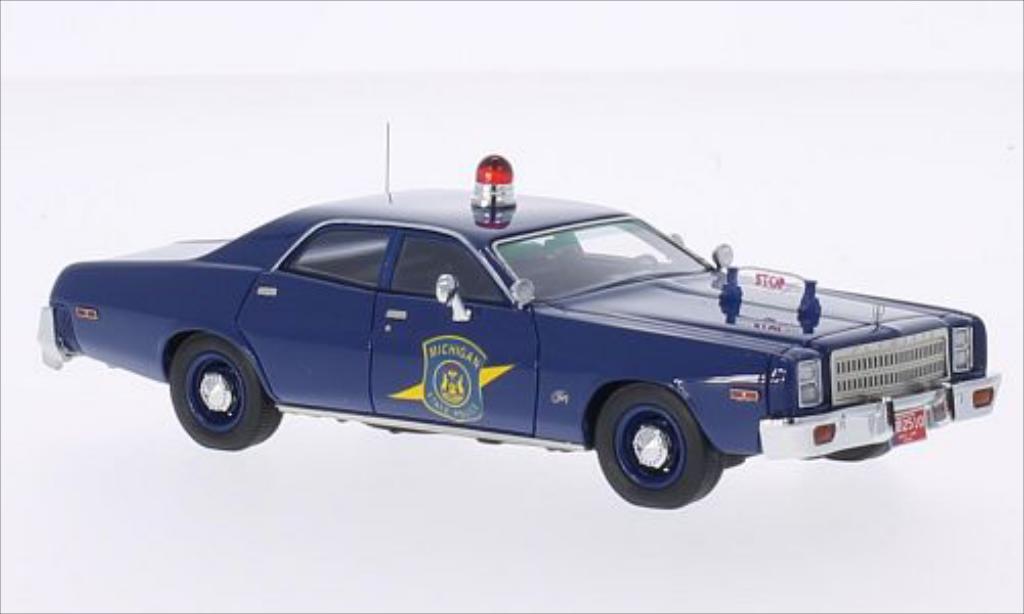 Plymouth Fury 1/43 Neo Michigan State Police 1977 modellino in miniatura