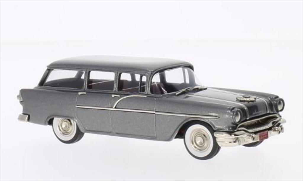Pontiac Chieftain 1/43 Brooklin 860 Station Wagon metallico grigio 1956 modellino in miniatura