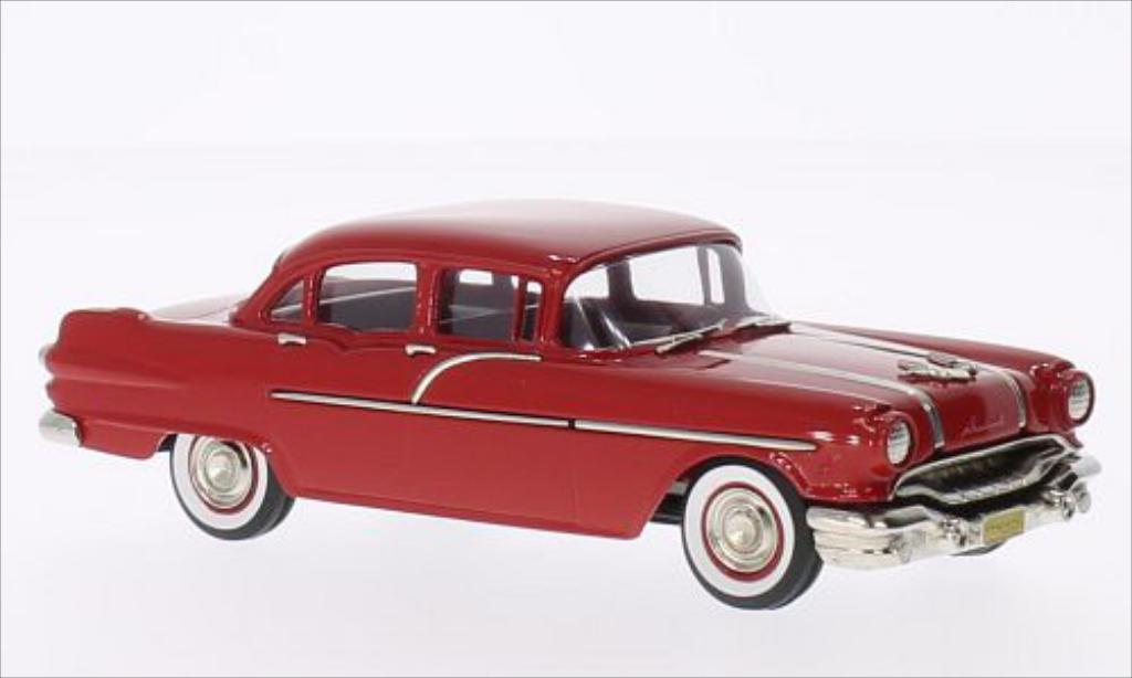 Pontiac Chieftain 1/43 Brooklin 870 Sedan rosso 1956 modellino in miniatura