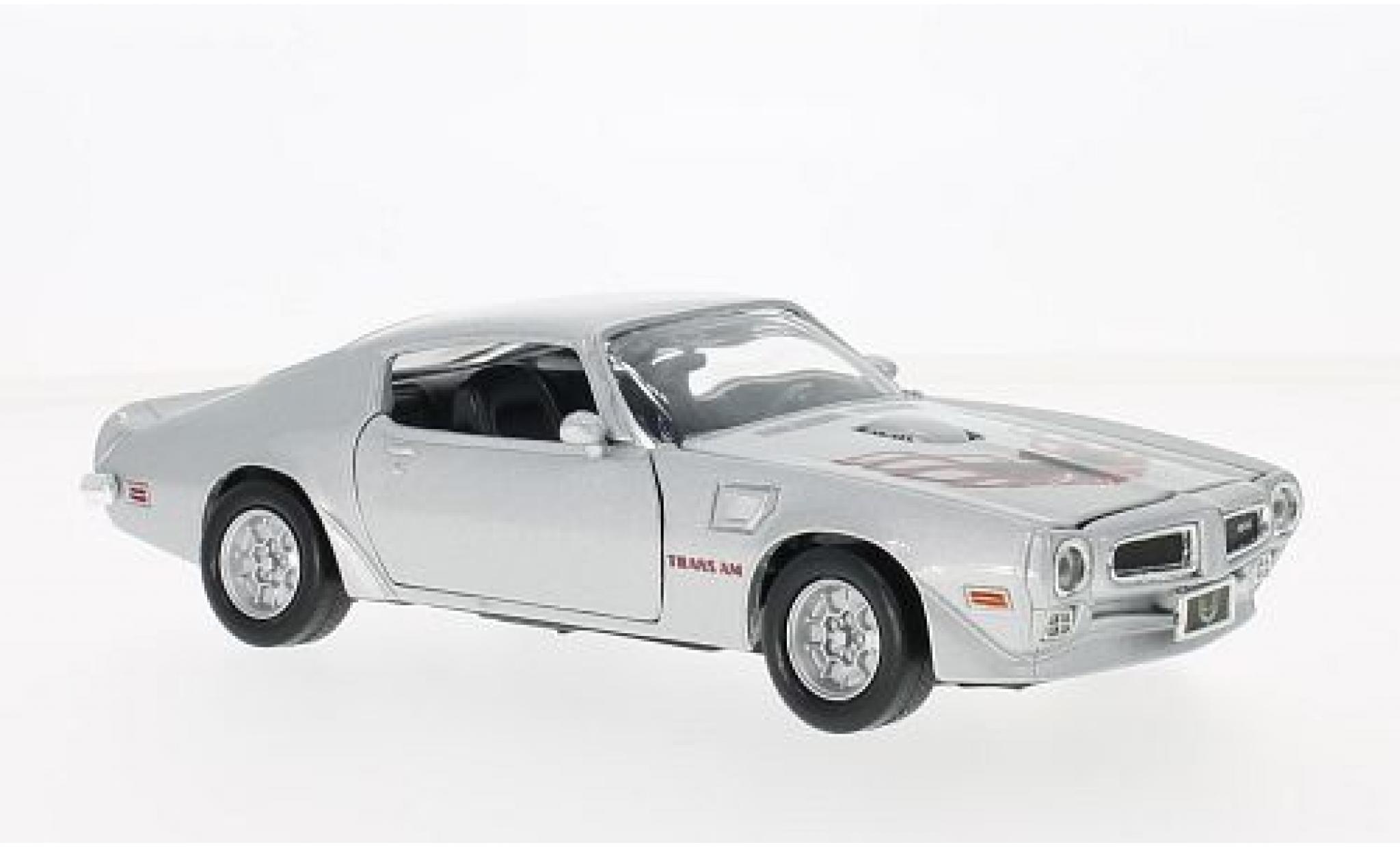 Pontiac Firebird 1/24 Motormax Trans silber 1:24 modellino in miniatura