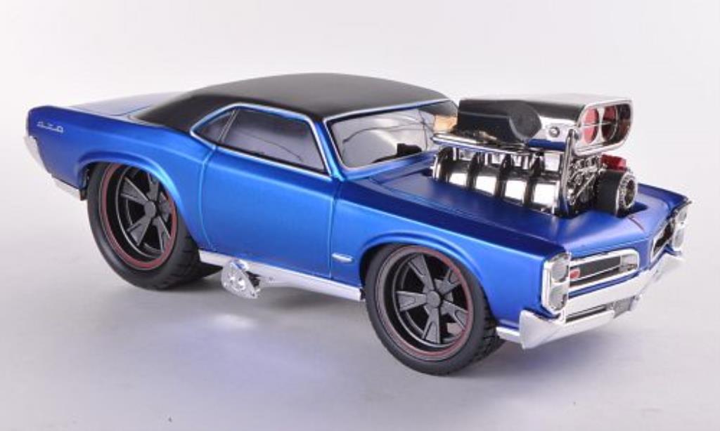 Pontiac GTO 1/24 Maisto blu/nero 1966 modellino in miniatura