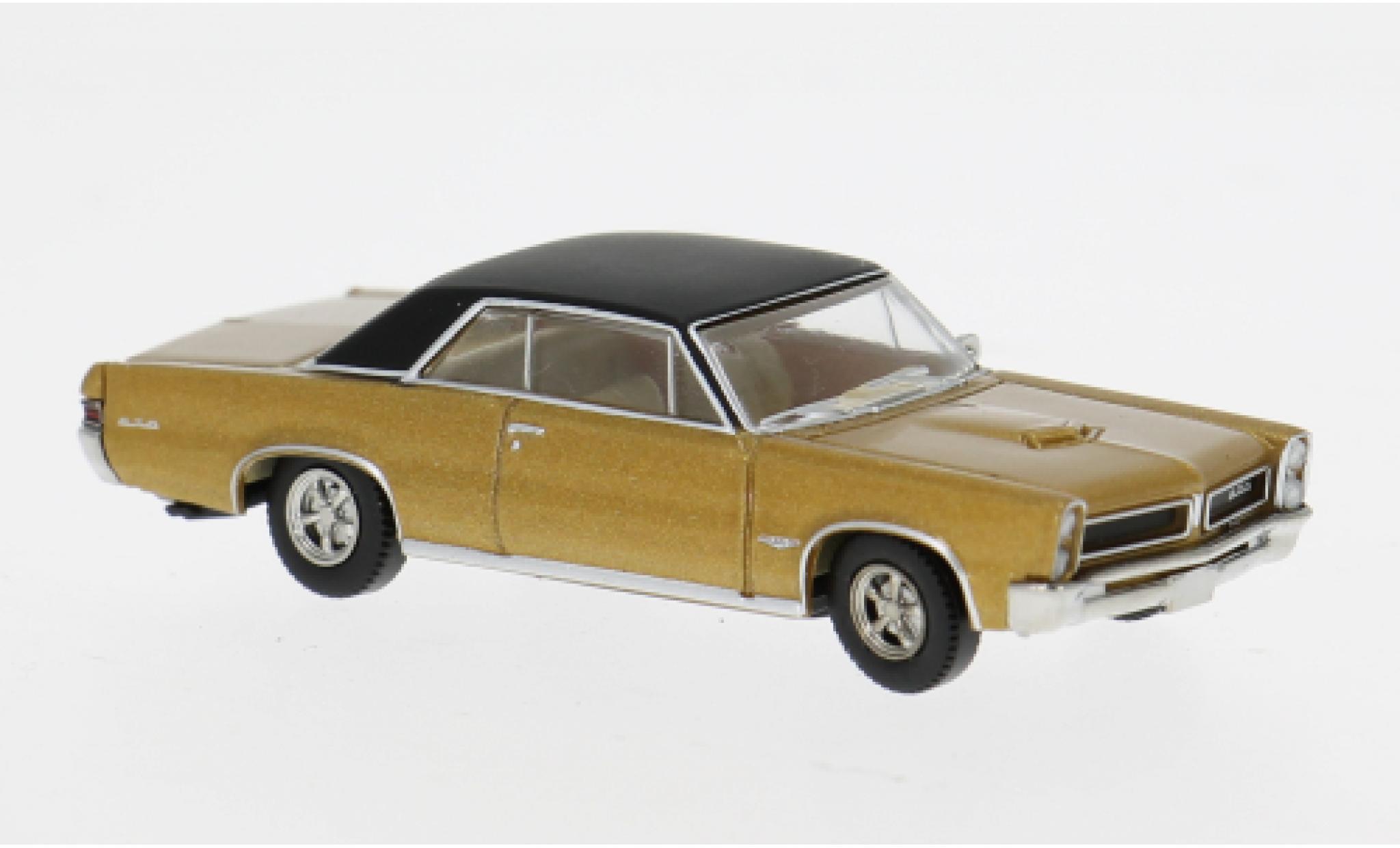 Pontiac GTO 1/87 Brekina Coupe gold/schwarz 1965 1:87 modellini auto