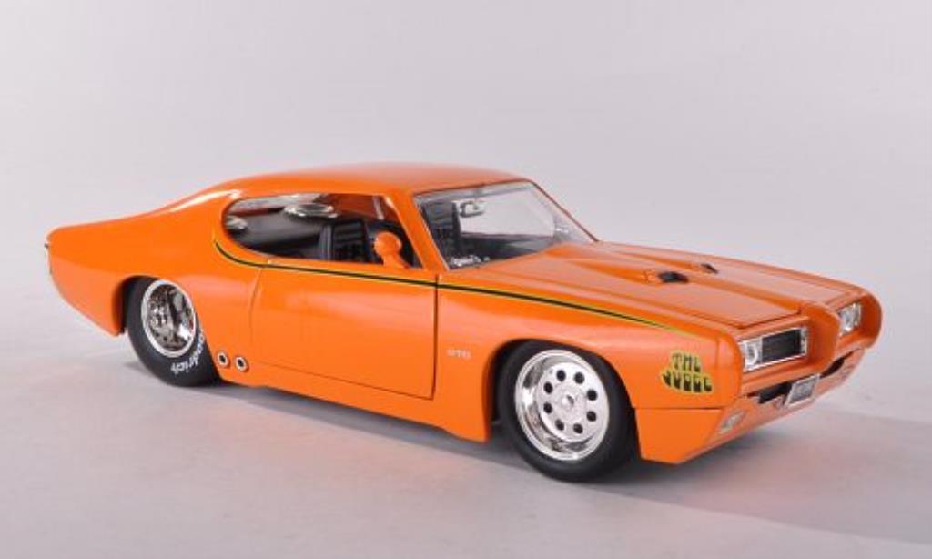 Pontiac GTO 1/24 Jada Toys Judge orange 1969 modellino in miniatura