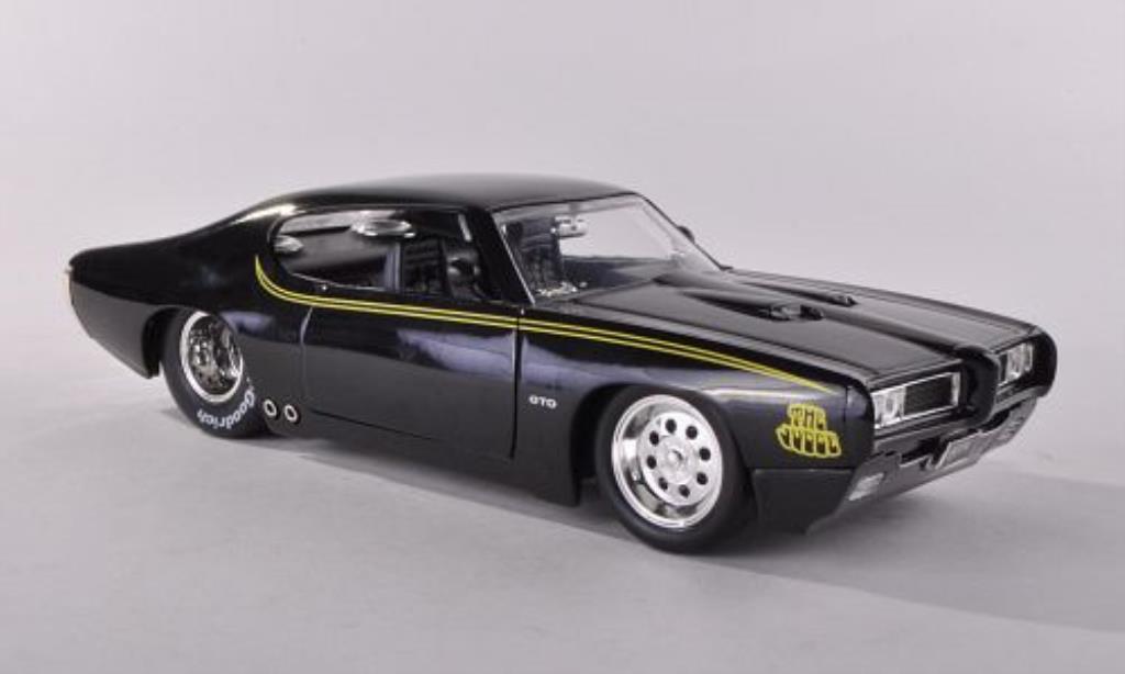 Pontiac GTO 1/24 Jada Toys Judge nero 1969 modellino in miniatura