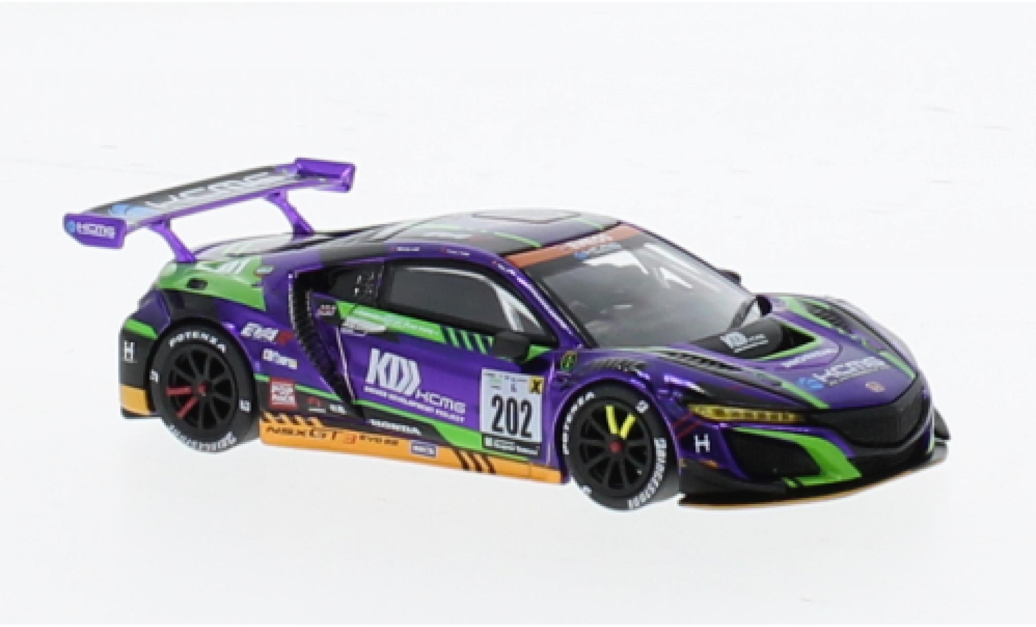 Honda NSX 1/64 Pop Race GT3 EVO22 No.202 KCMG 1:64 modellino in miniatura