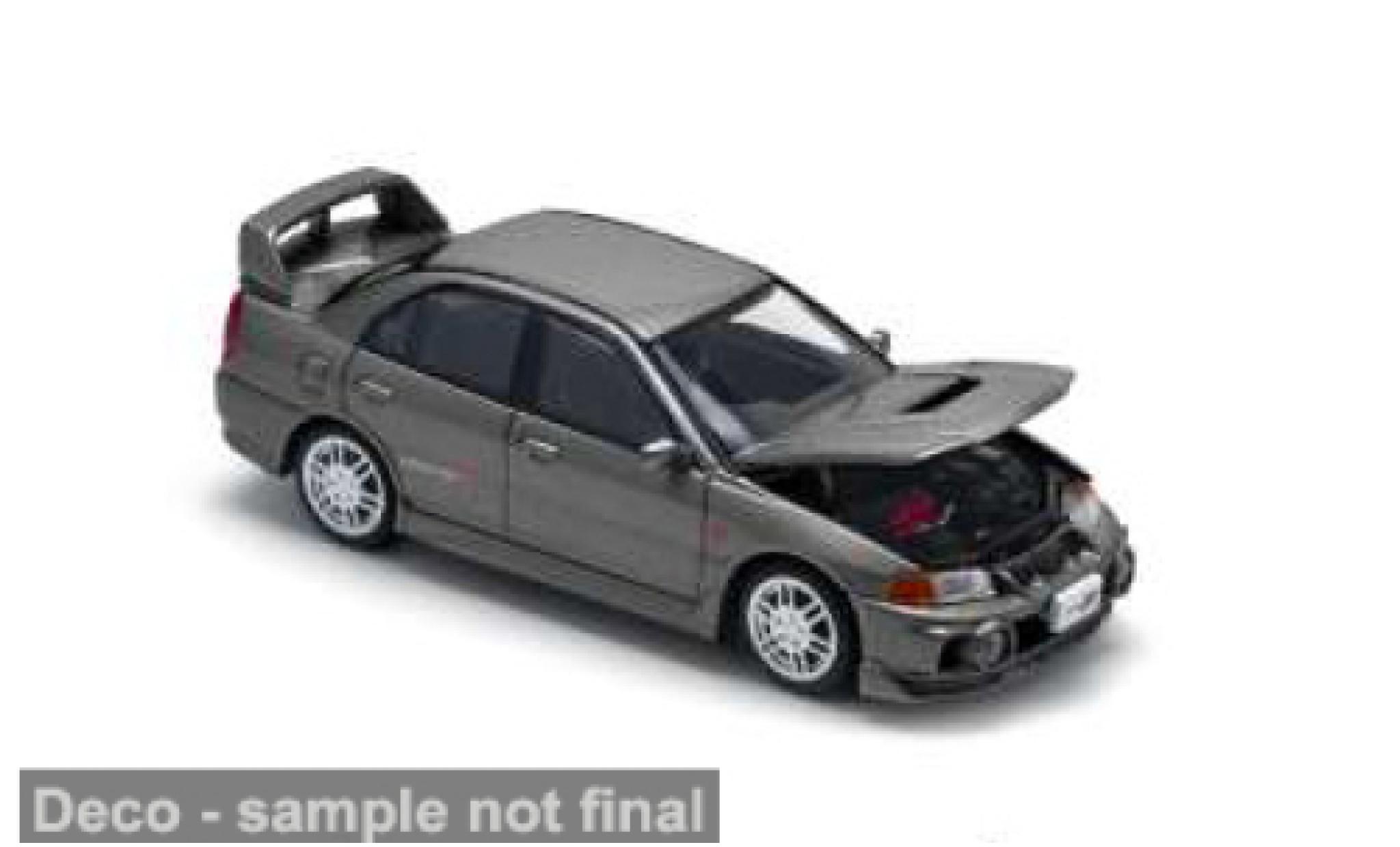 Mitsubishi Lancer 1/64 Pop Race Evolution IV grün 1:64 modellino in miniatura
