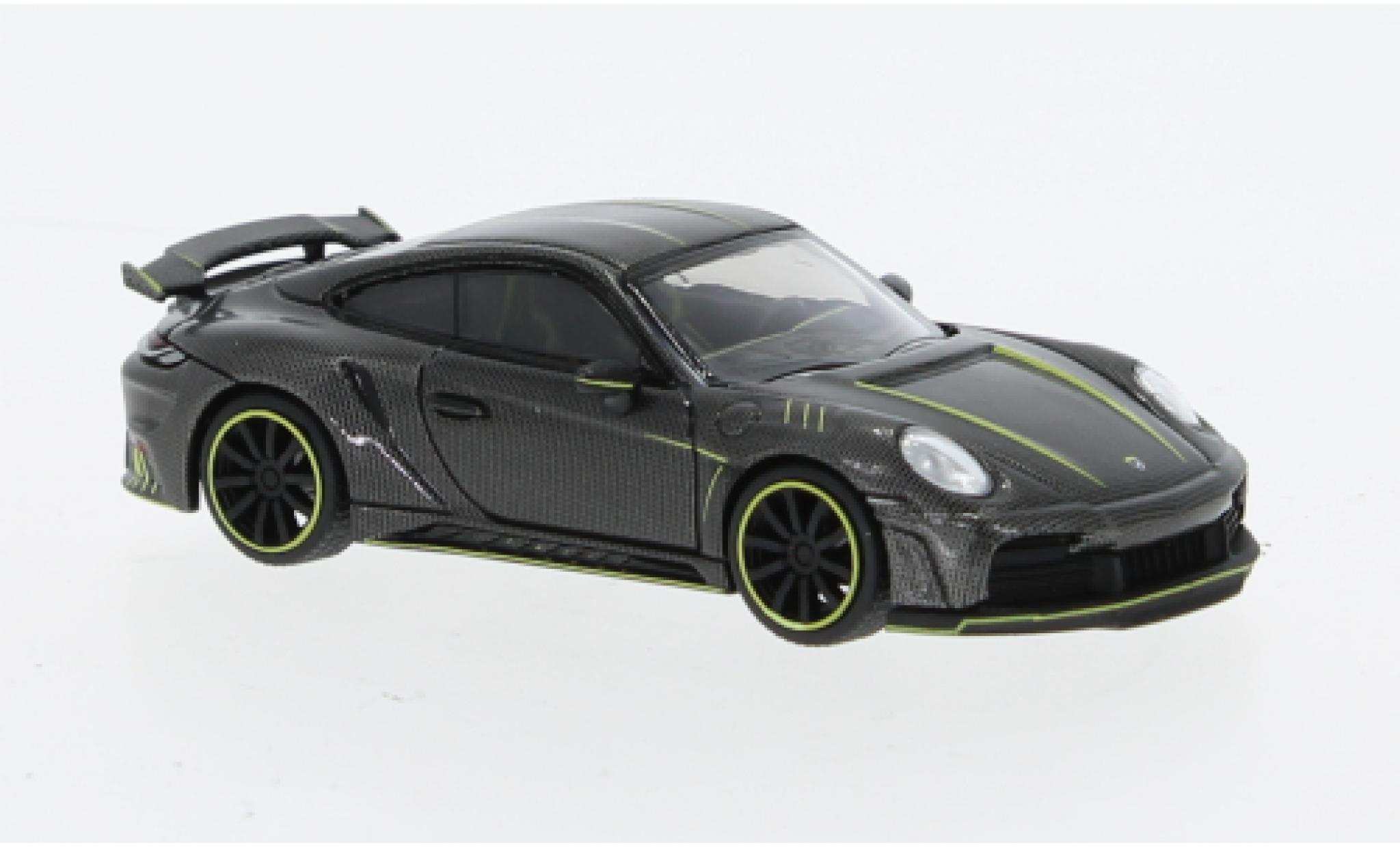 Porsche 992 1/64 Pop Race 911  Stinger GTR carbon modellino in miniatura