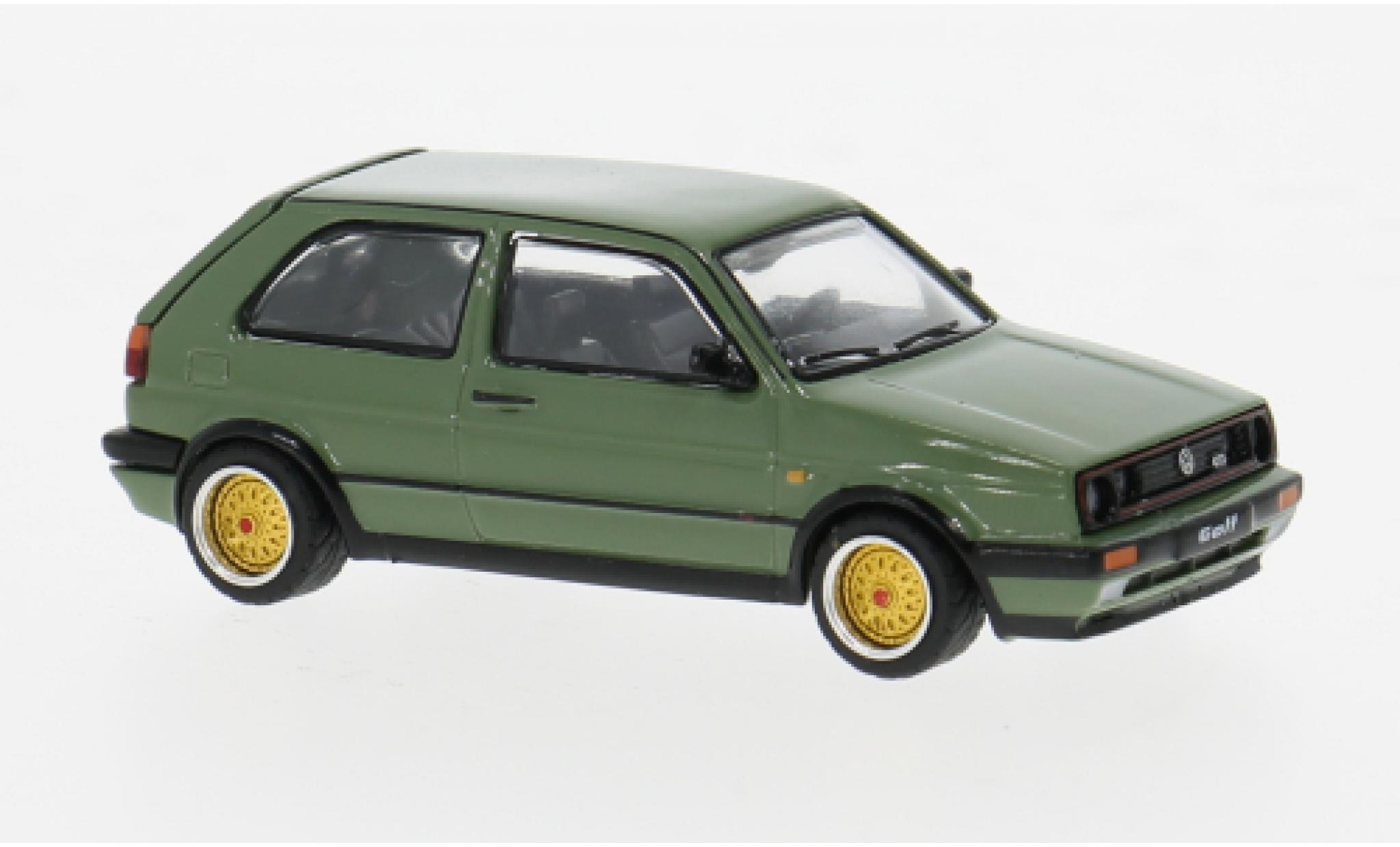 Volkswagen Golf 1/64 Pop Race MkII GTi 16V grün 1991 1:64 modellino in miniatura