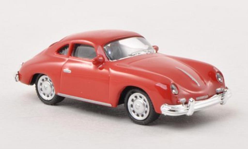 Porsche 356 A 1/87 Schuco A Coupe rosso modellino in miniatura