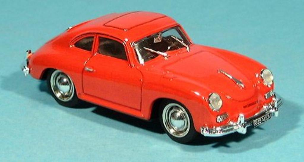 Porsche 356 1/43 Brumm Coupe rosso 1952 modellino in miniatura