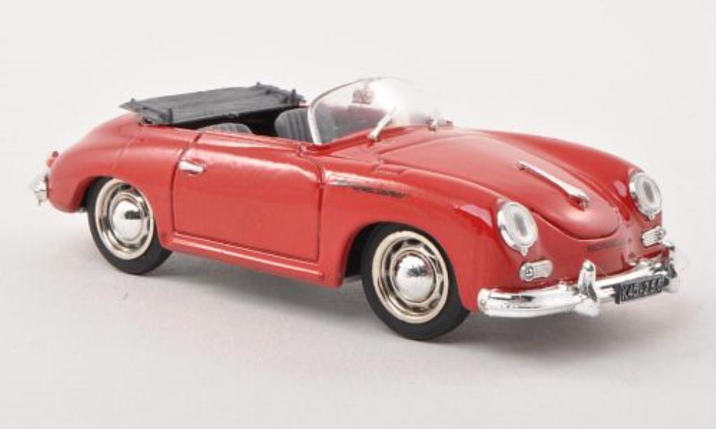 Porsche 356 1/43 Brumm Speedster rosso 1952 modellino in miniatura