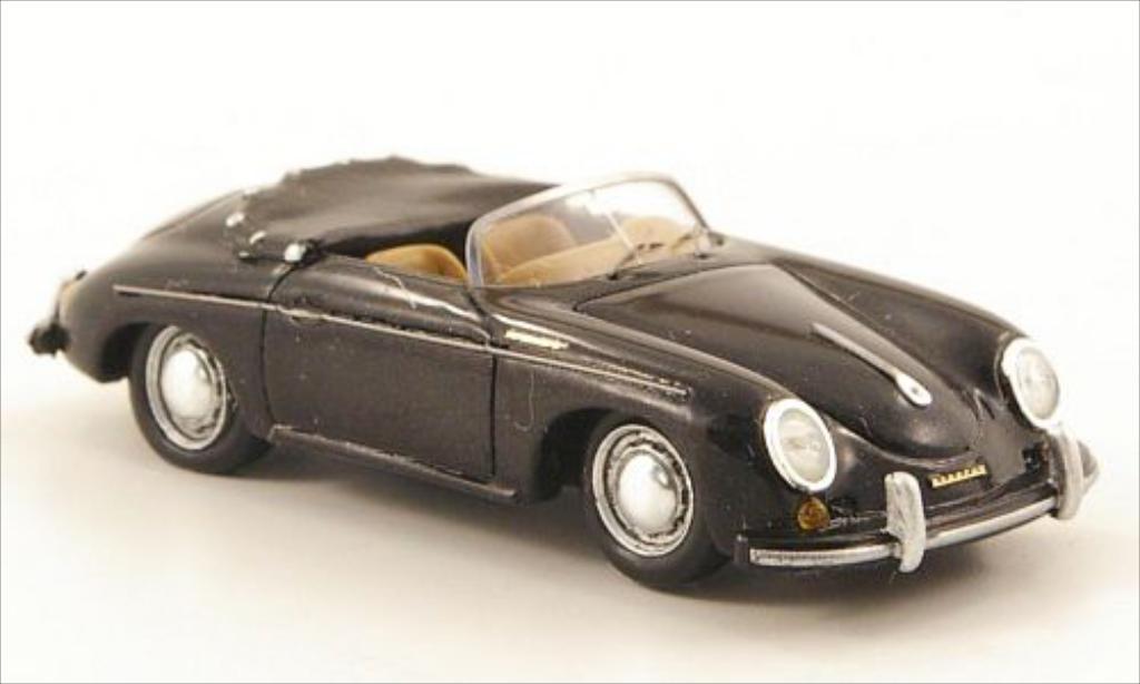 Porsche 356 1/87 Spark Speedster nero 1958 modellino in miniatura