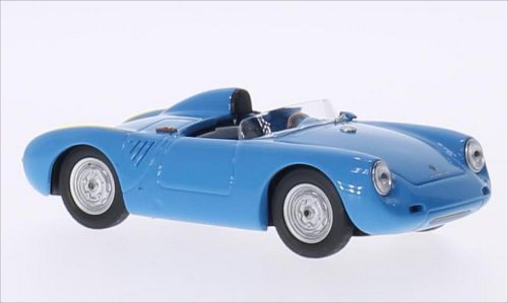 Porsche 550 1/43 Best blu 1957 modellino in miniatura