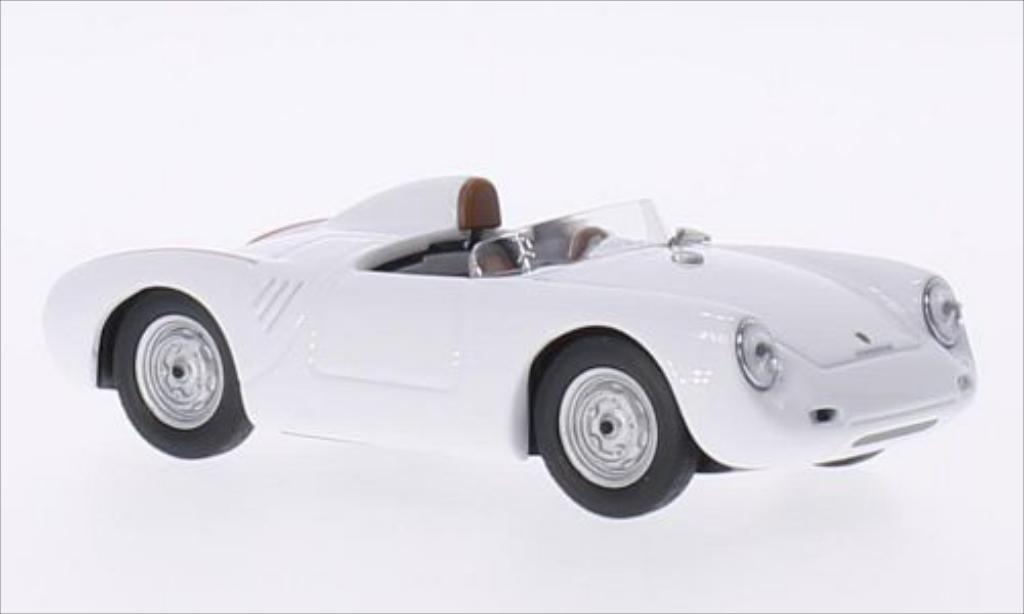 Porsche 550 1/43 Best bianco 1957 modellino in miniatura