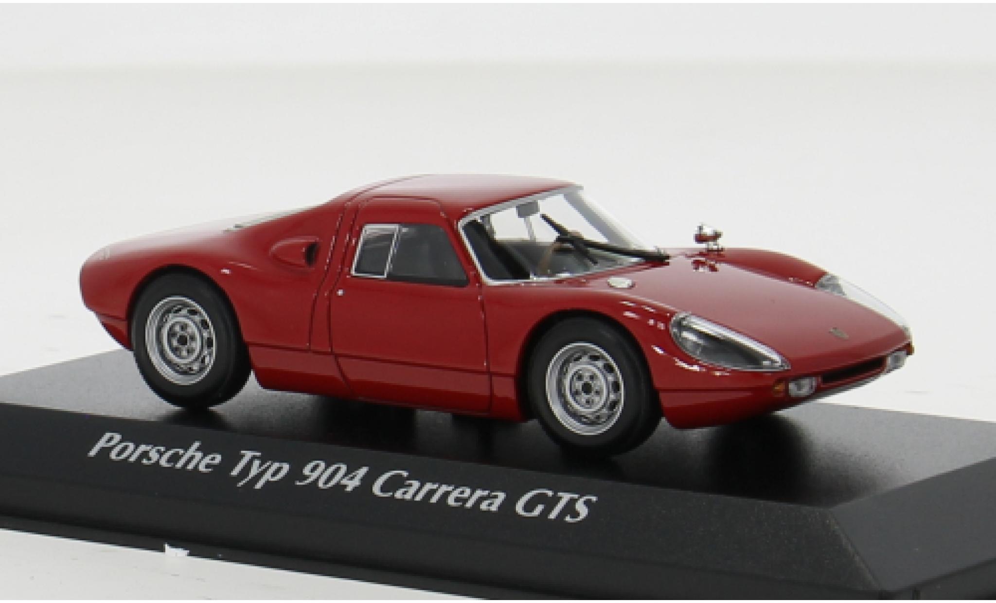 Porsche 904 1/43 Maxichamps rot 1:43 modellino in miniatura