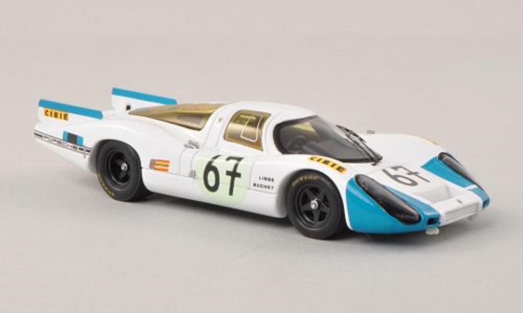 Porsche 907 1/43 Spark No.67 24h Le Mans 1968 /H.Linge modellino in miniatura
