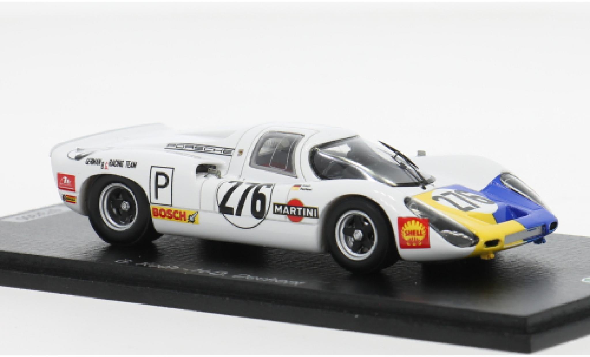 Porsche 907 1/43 Spark Targa Florio 1969 #276 G.Koch/H-D.Dechent 1:43 modellino in miniatura