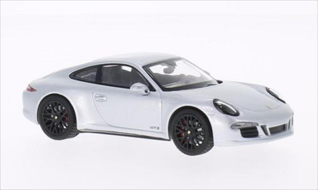 Porsche 991 GTS 1/43 Schuco Carrera 4 GTS grigio modellino in miniatura
