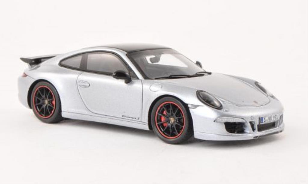 Porsche 991 S 1/43 Spark Carrera S Exclusive grigio modellino in miniatura