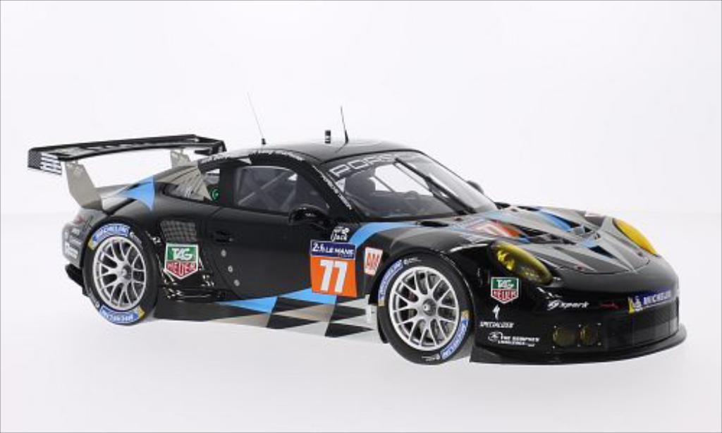 Porsche 991 R 1/18 Spark R No.77 Dempsey Racing-Prossoon Competition Le Mans Le Mans 2014 /P.Long modellino in miniatura